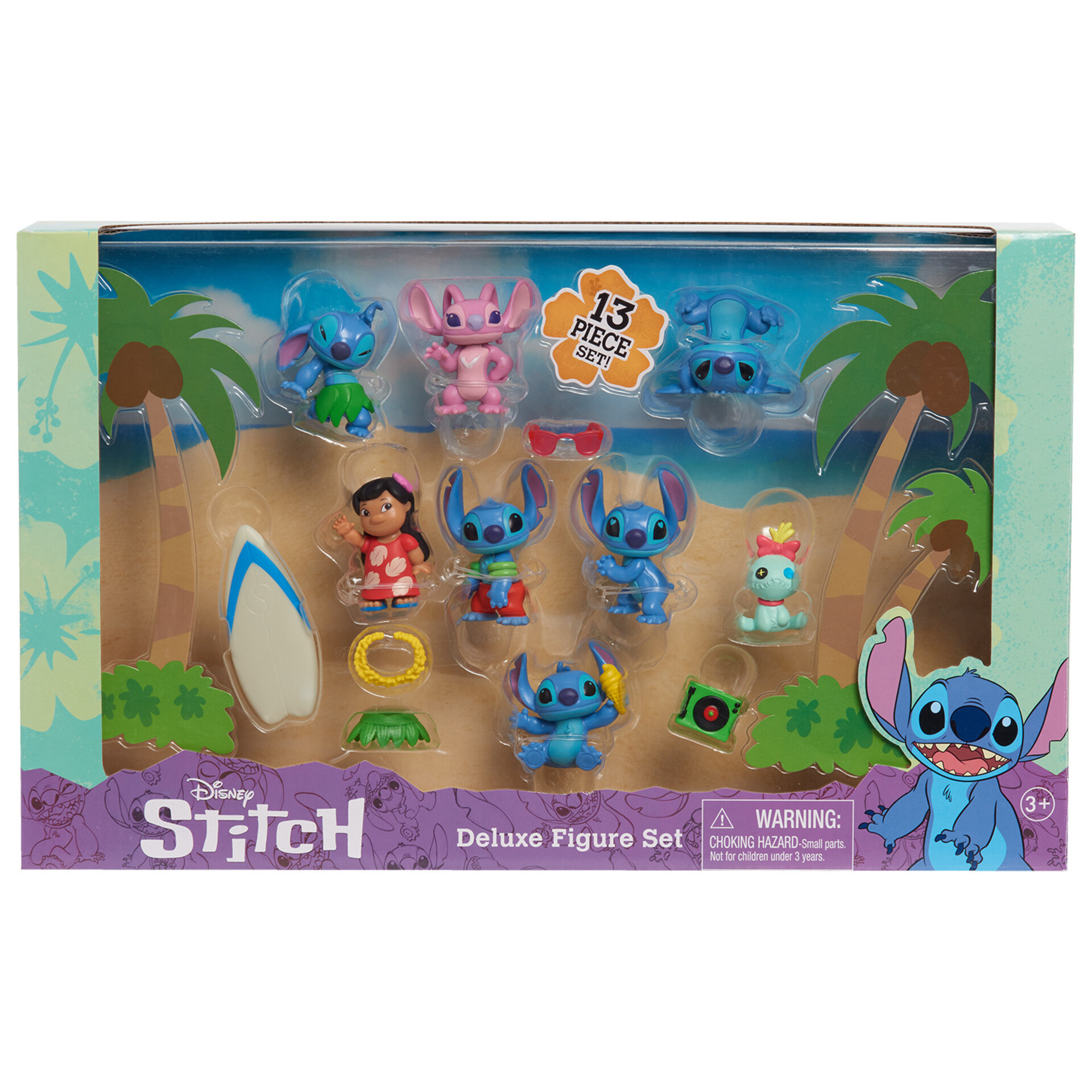 Disney Stitch - Coffret 13 pièces (Figurines & Accessoires)