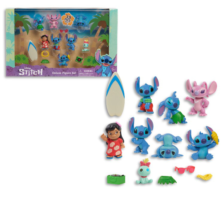 Disney Stitch - Coffret 13 pièces (Figurines & Accessoires)
