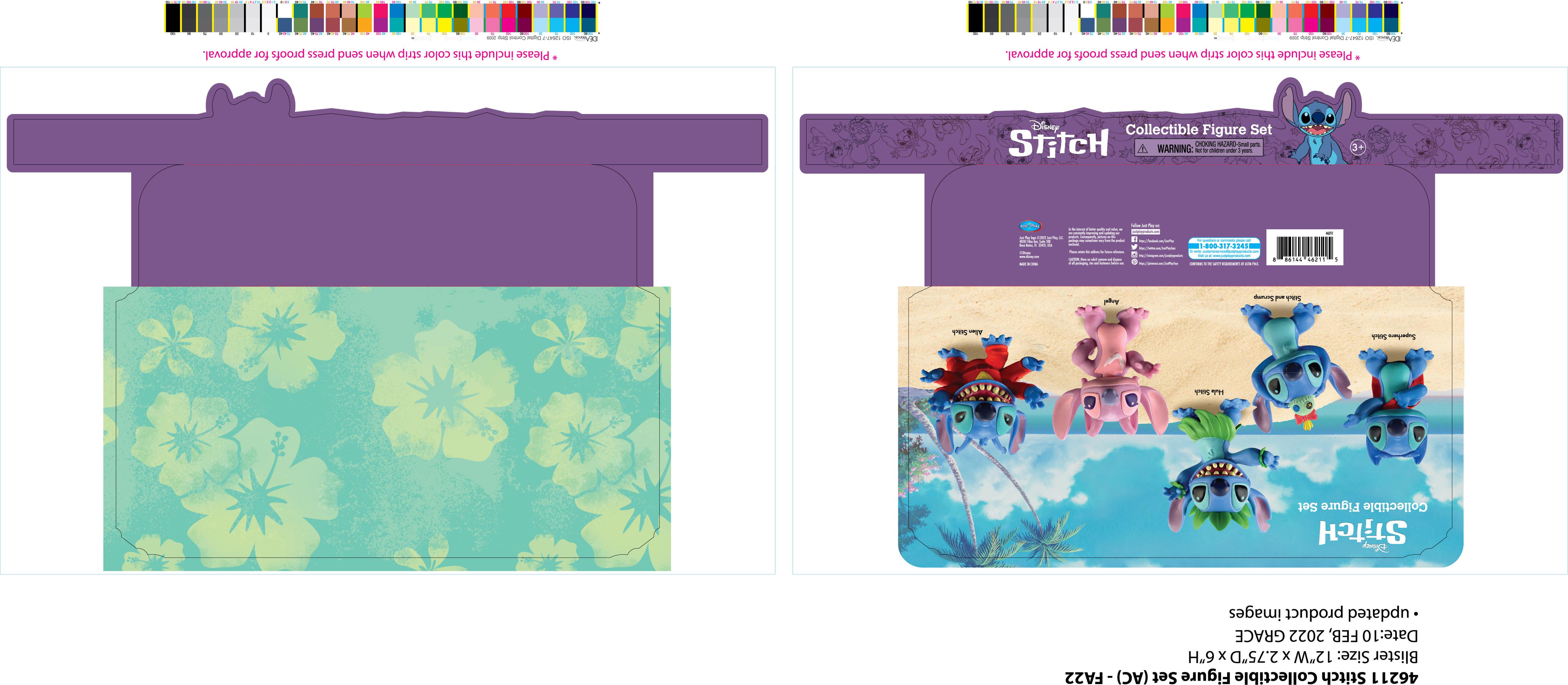 Disney Stitch - Coffret 5 figurines