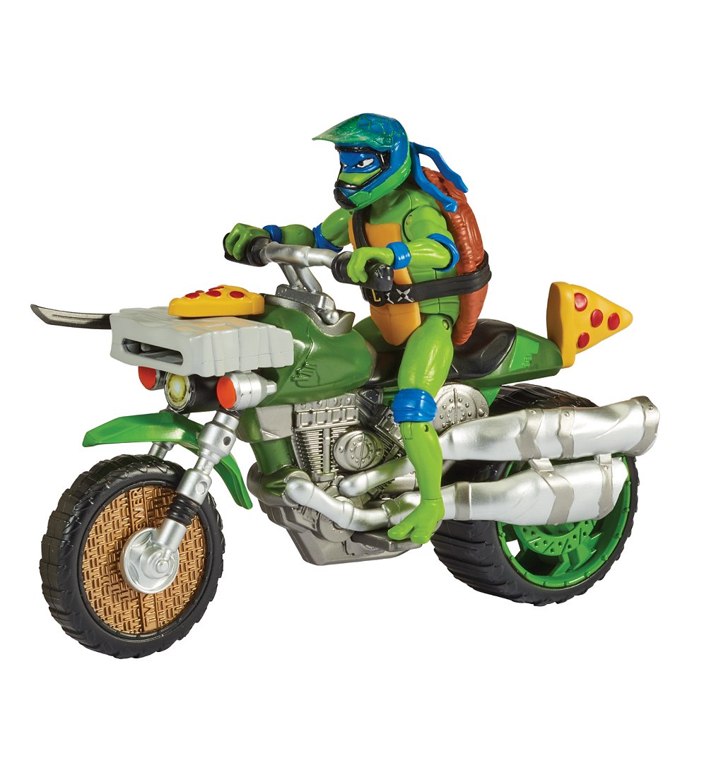 Tortues Ninja Vehicule deluxe avec figurine 12 cm Raphaël