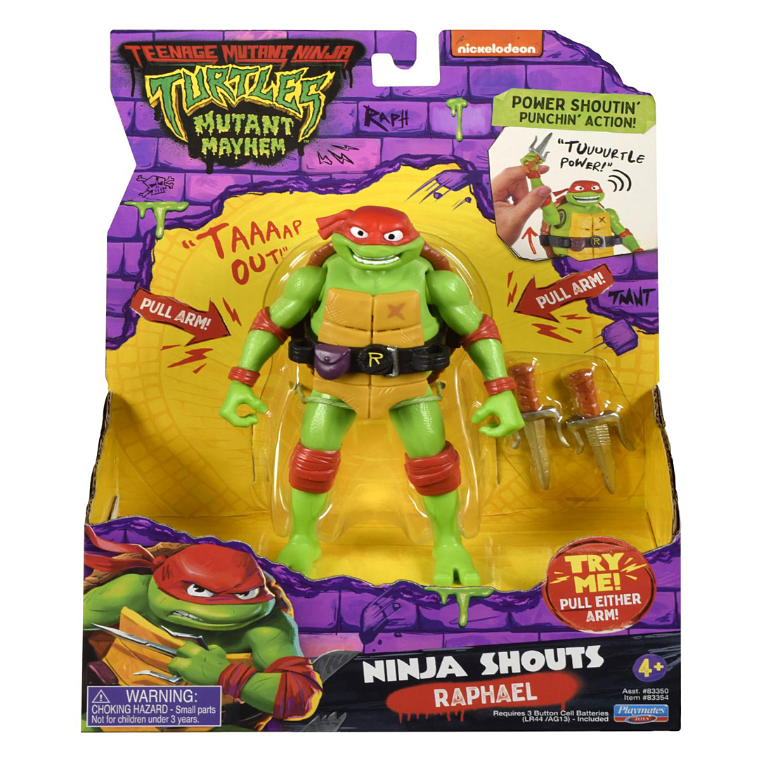 Tortues Ninja - Figurine Deluxe 15 Cm Avec Fonction Électronique - Raphael - Tmnt
