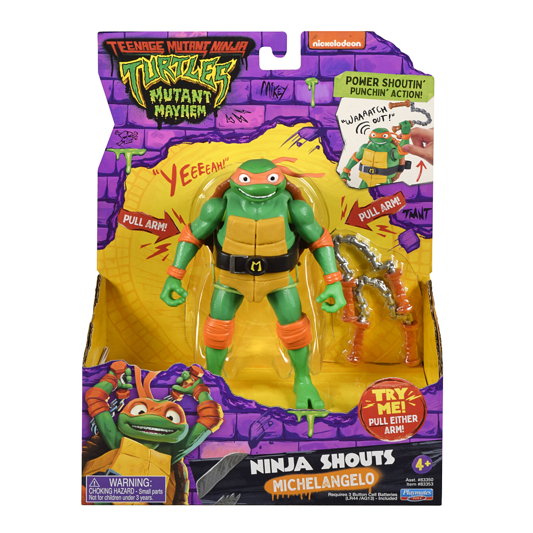 Tortues Ninja Figurine deluxe 15 cm avec fonction électronique Donatello