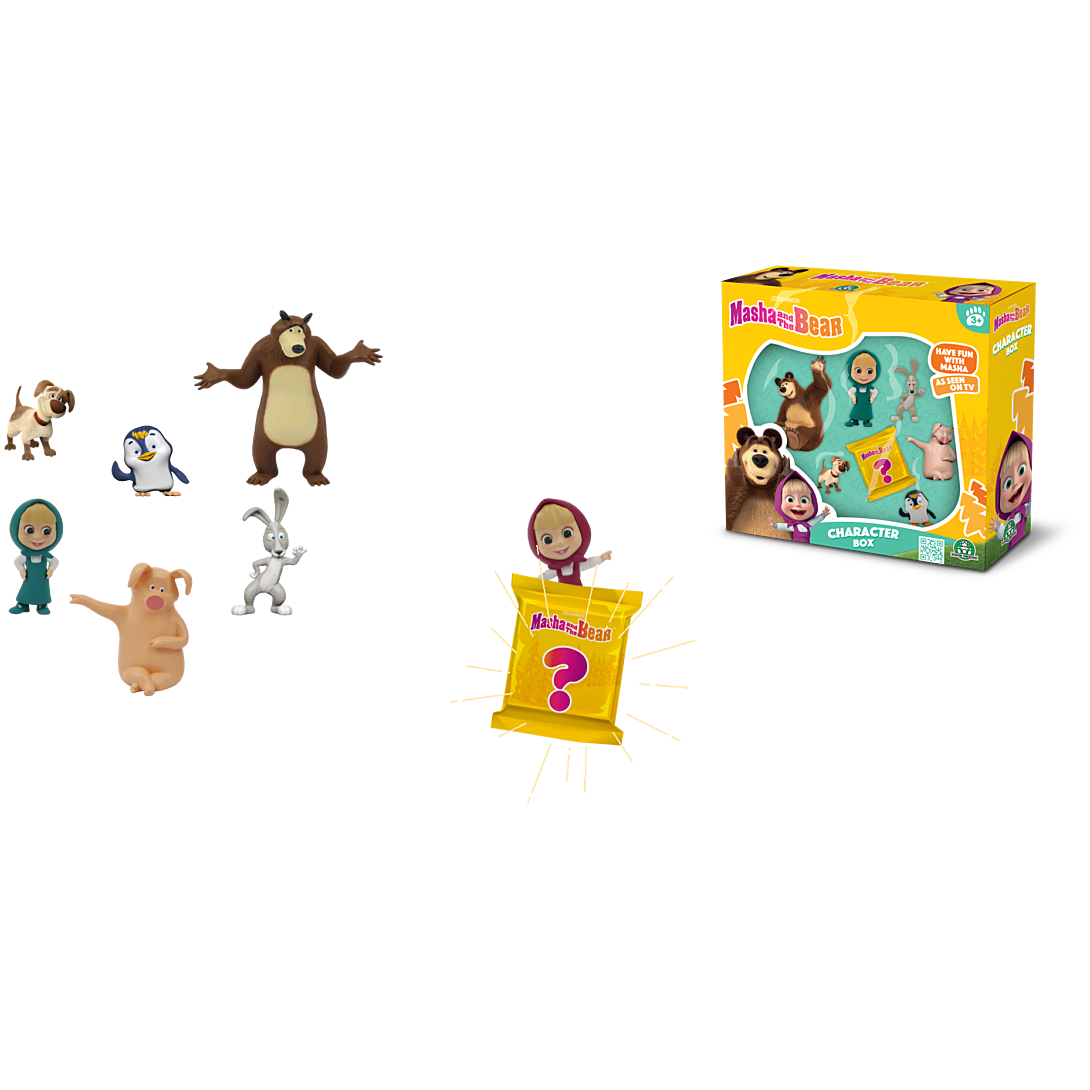 Masha & Michka Coffret Figurines Multipack 6 figurines + 1 figurine