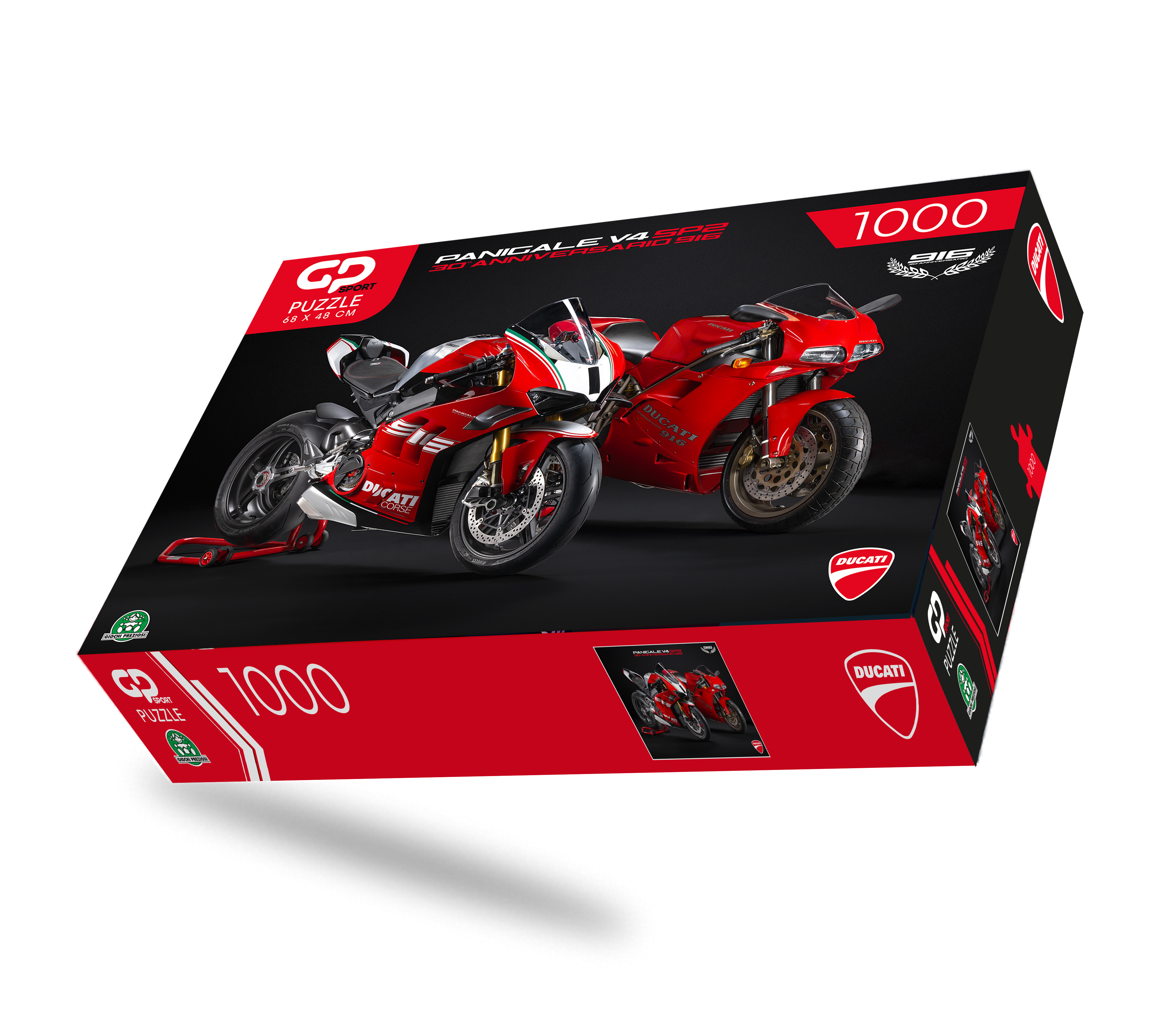 GP Sport Puzzle 2D DUCATI 1000 pcs Panigale V4 - vue 2