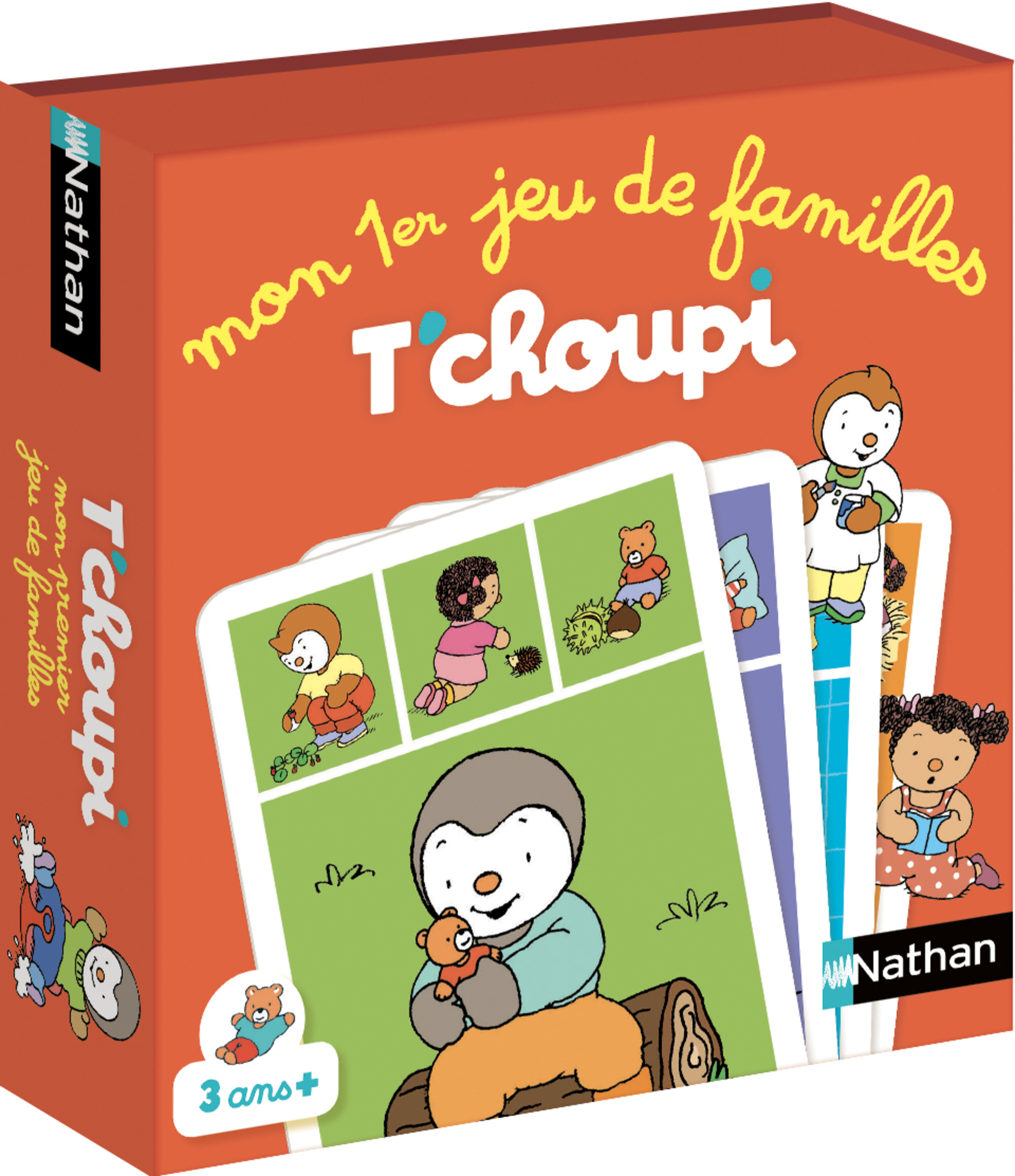Jeu de Cartes Nathan 31432 – Mon Premier Jeu de Familles T'Choupi dès 3 Ans - vue 3