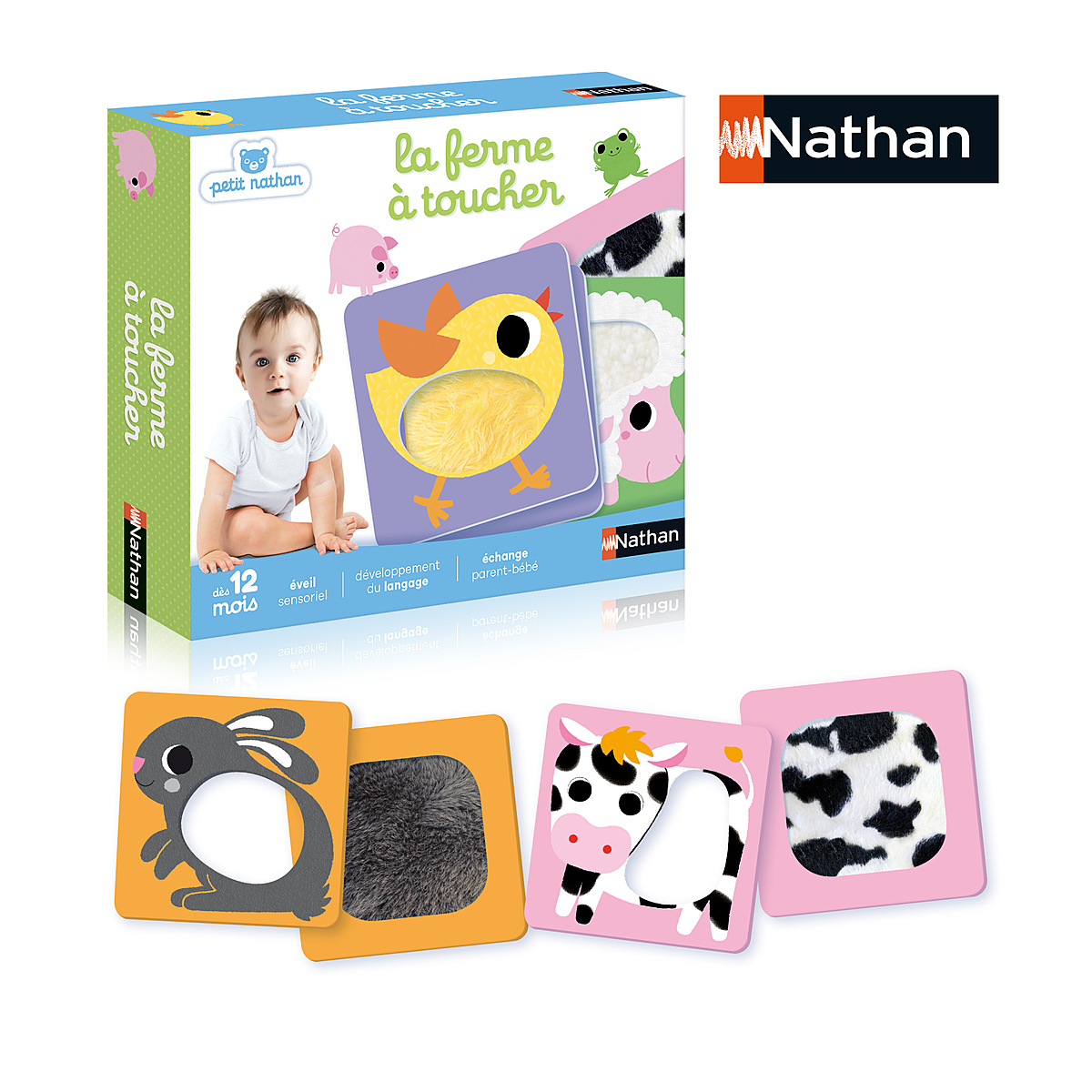 Jeu éducatif : Les animaux à toucher Dujardin Nathan - vue 7