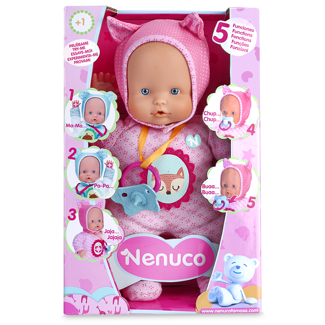 Poupon Nenuco NEN01nenuco – 5 Fonctions Interactif Avec Tétine