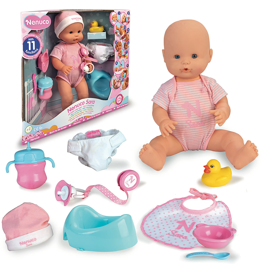 Nenuco Sara Poupée Bébé 11 Fonctions Famosa 700015154 Taille Unique - vue 7
