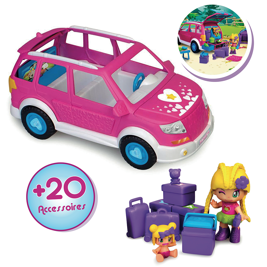 Pinypon - Van Avec Figurines Et Accessoires - Pinypon