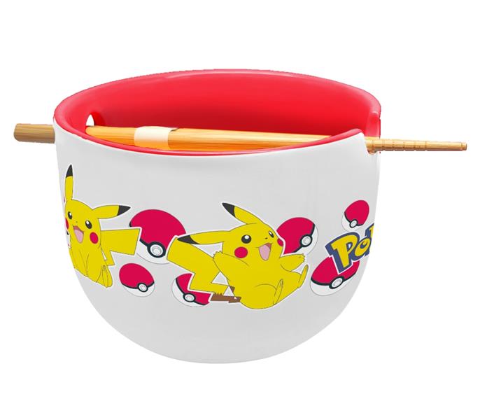 Pokémon Bol à Ramen avec Baguette 450 ml Pikachu