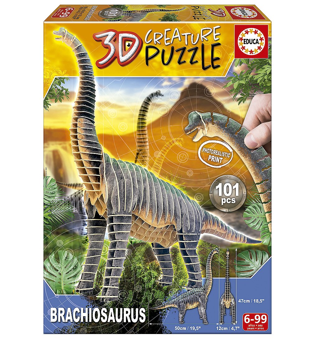 BRACHIOSAURUS - 3D CREATURE PU