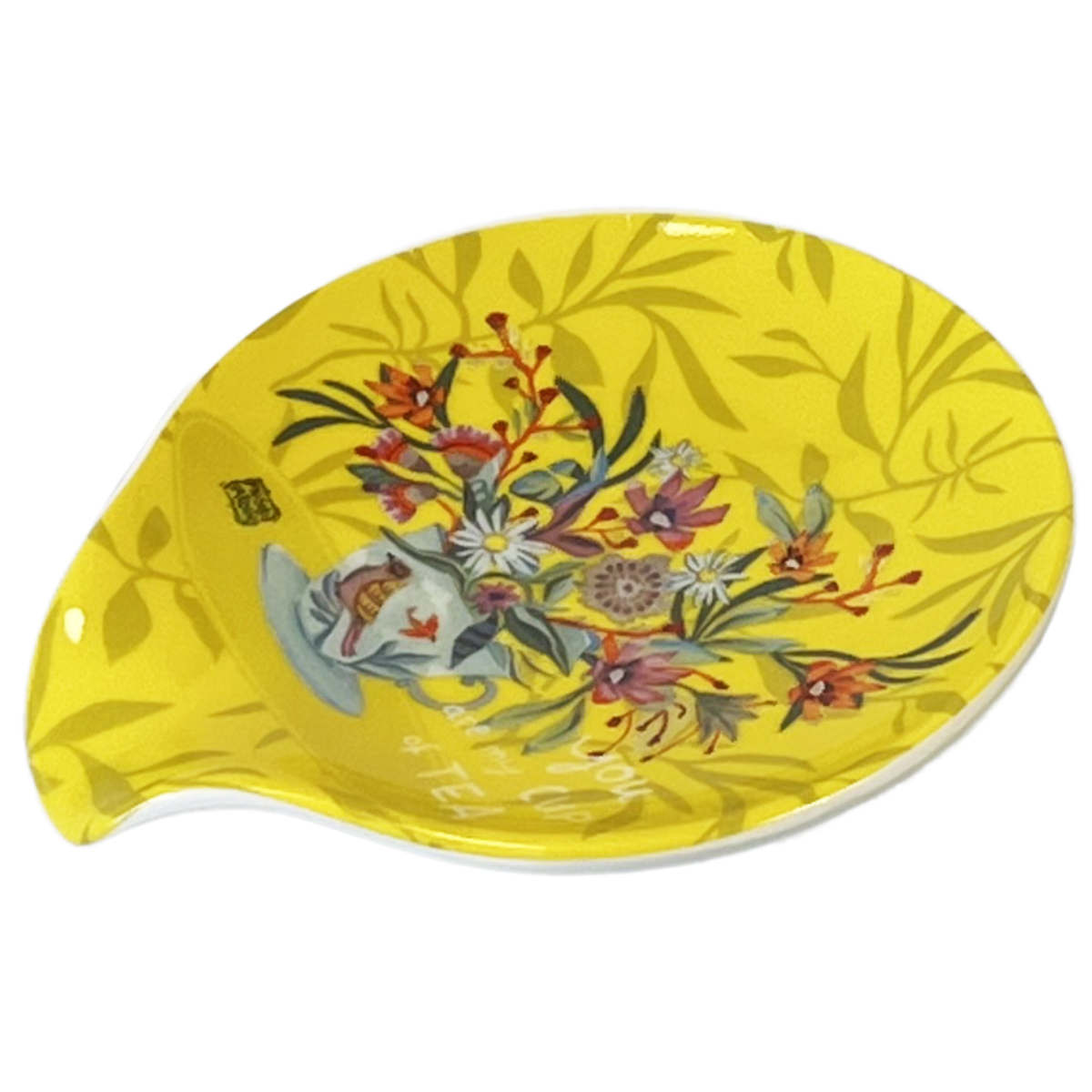 Repose-Sachet De Thé Mignon Motif Mouton Qui Court – Mélamine Qualité Française