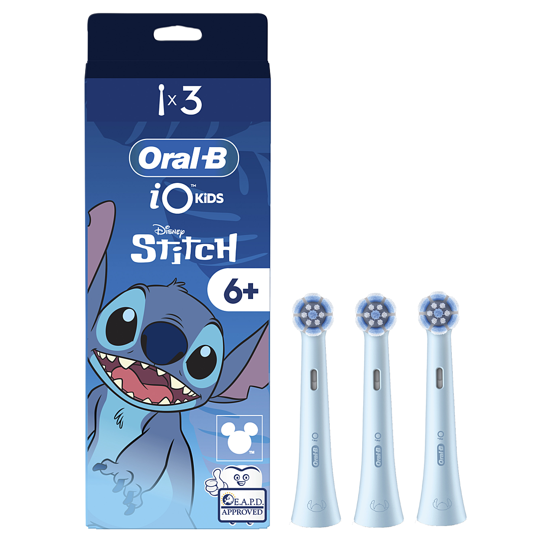 Pack de 3 brossettes Stitch ORAL B iO Kids6+ Pour enfant Extra doux Pour iO2 Kids Disney Dès - vue 4