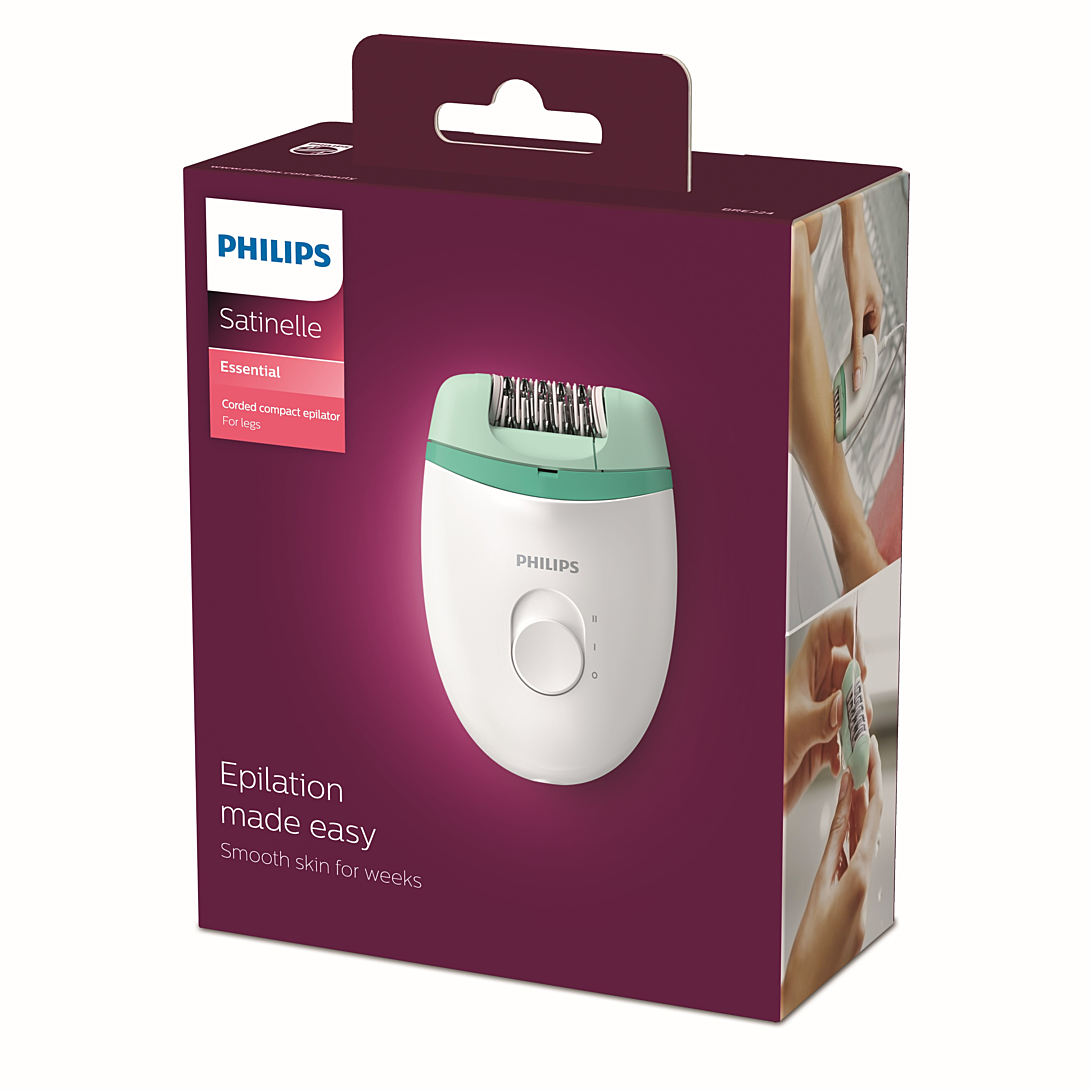 Épilateur électrique Philips Satinelle Essential BRE224/00