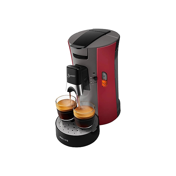 Machine à café à dosettes PHILIPS SENSEO SELECT CSA240/91 Rouge clair