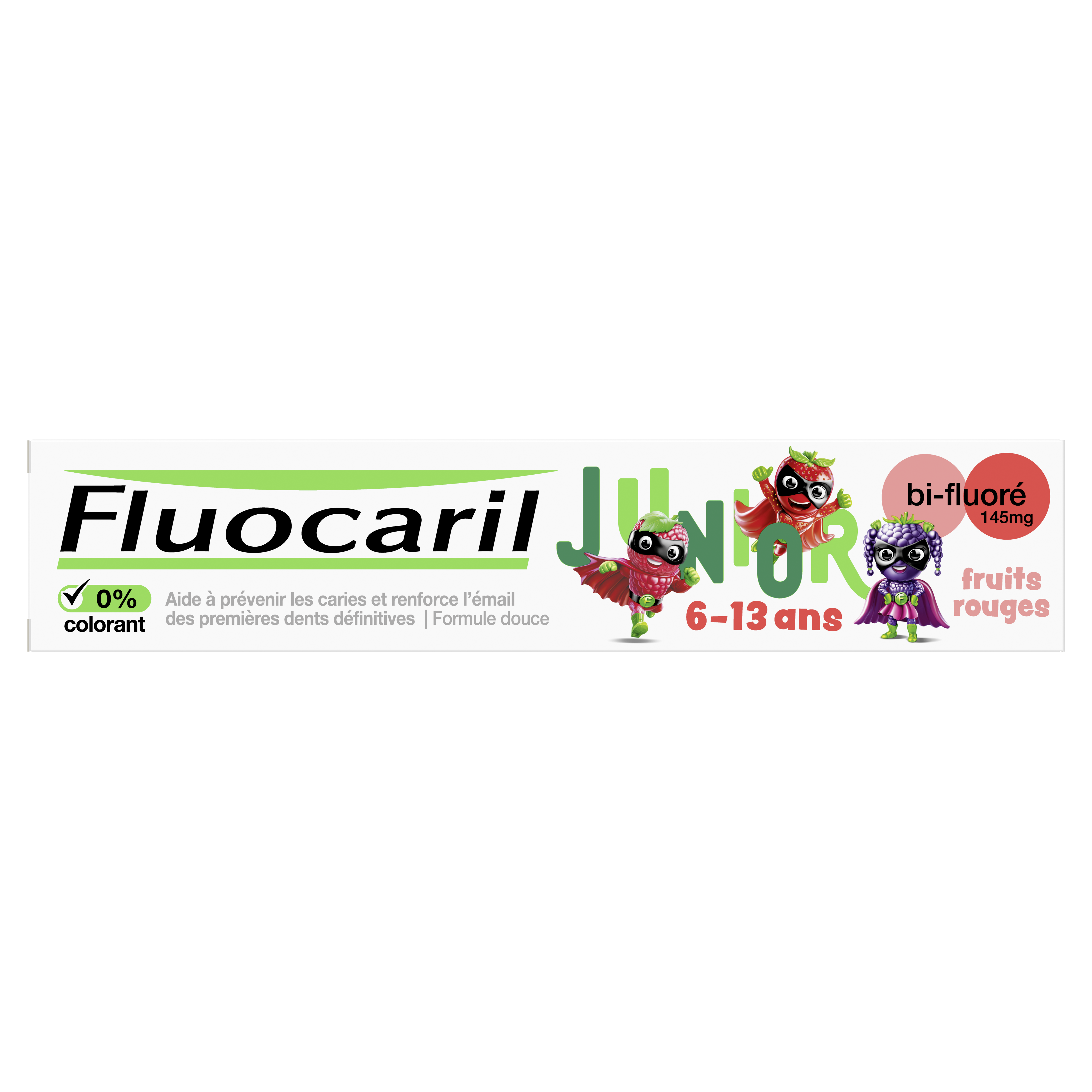 Dentifrice Fruit Junior 6 Fluocaril Le Tube De 75ml - vue 3