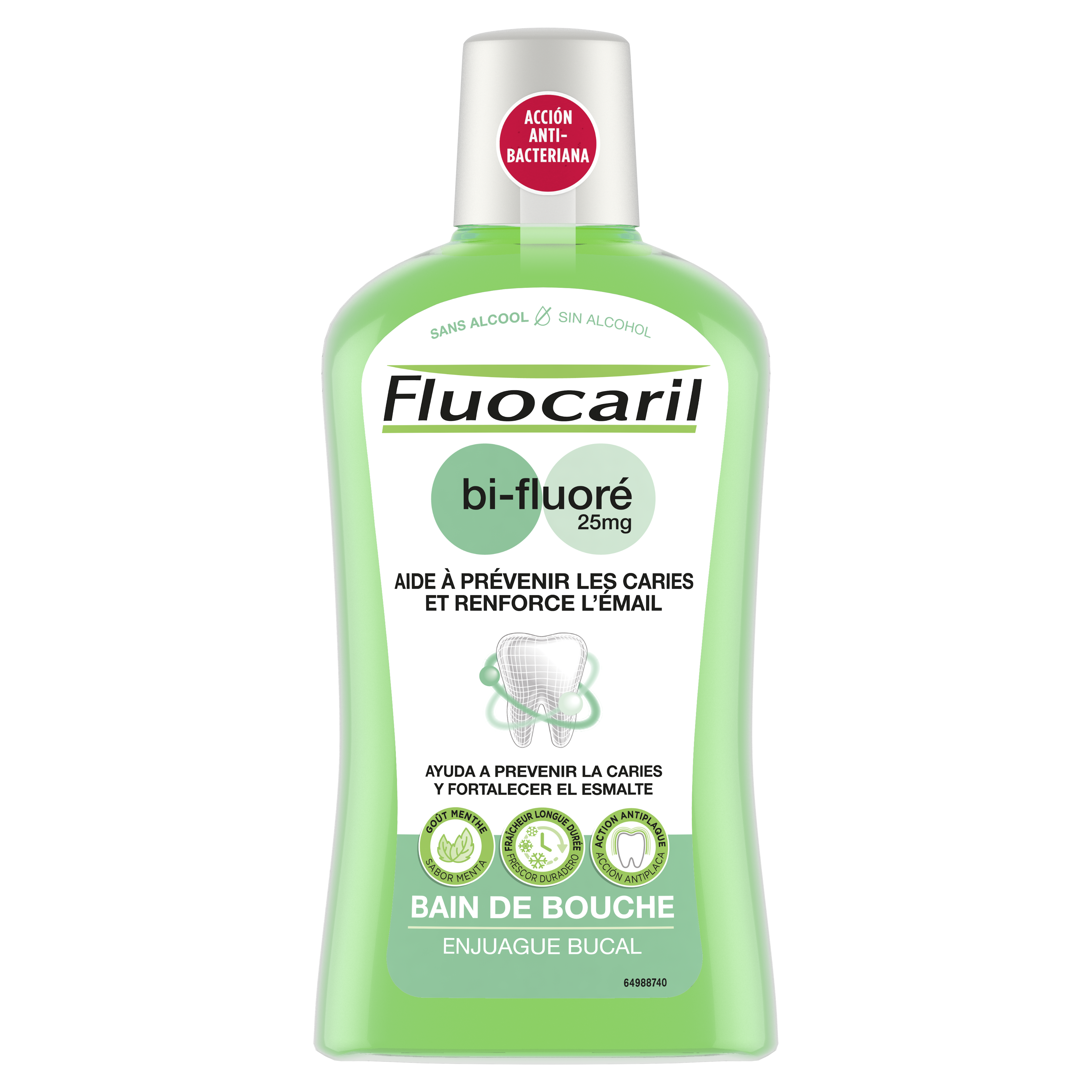 Fluocaril Bi Fluoré 25 Mg Bain De Bouche 500ml