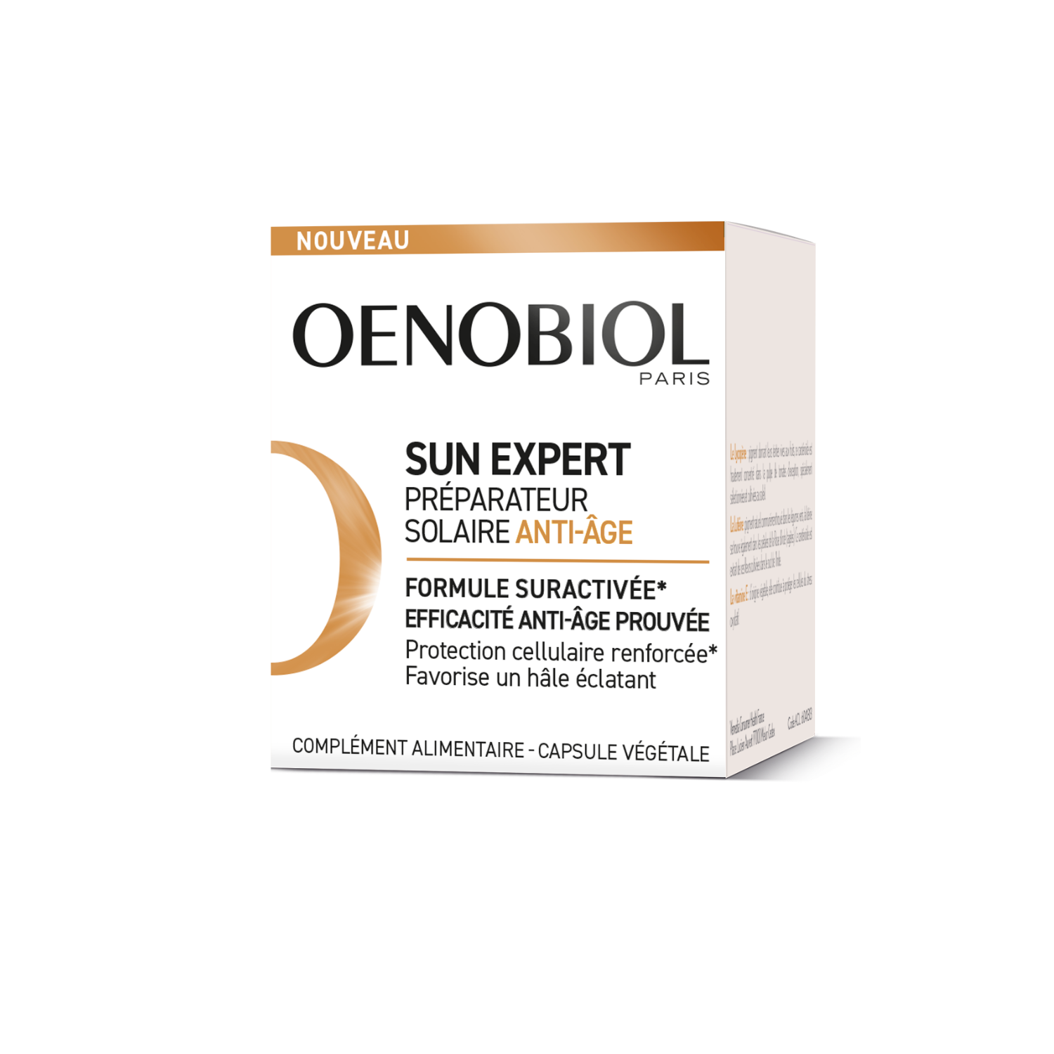 Oenobiol Sun Expert Préparateur Solaire Anti-Âge 30 Capsules