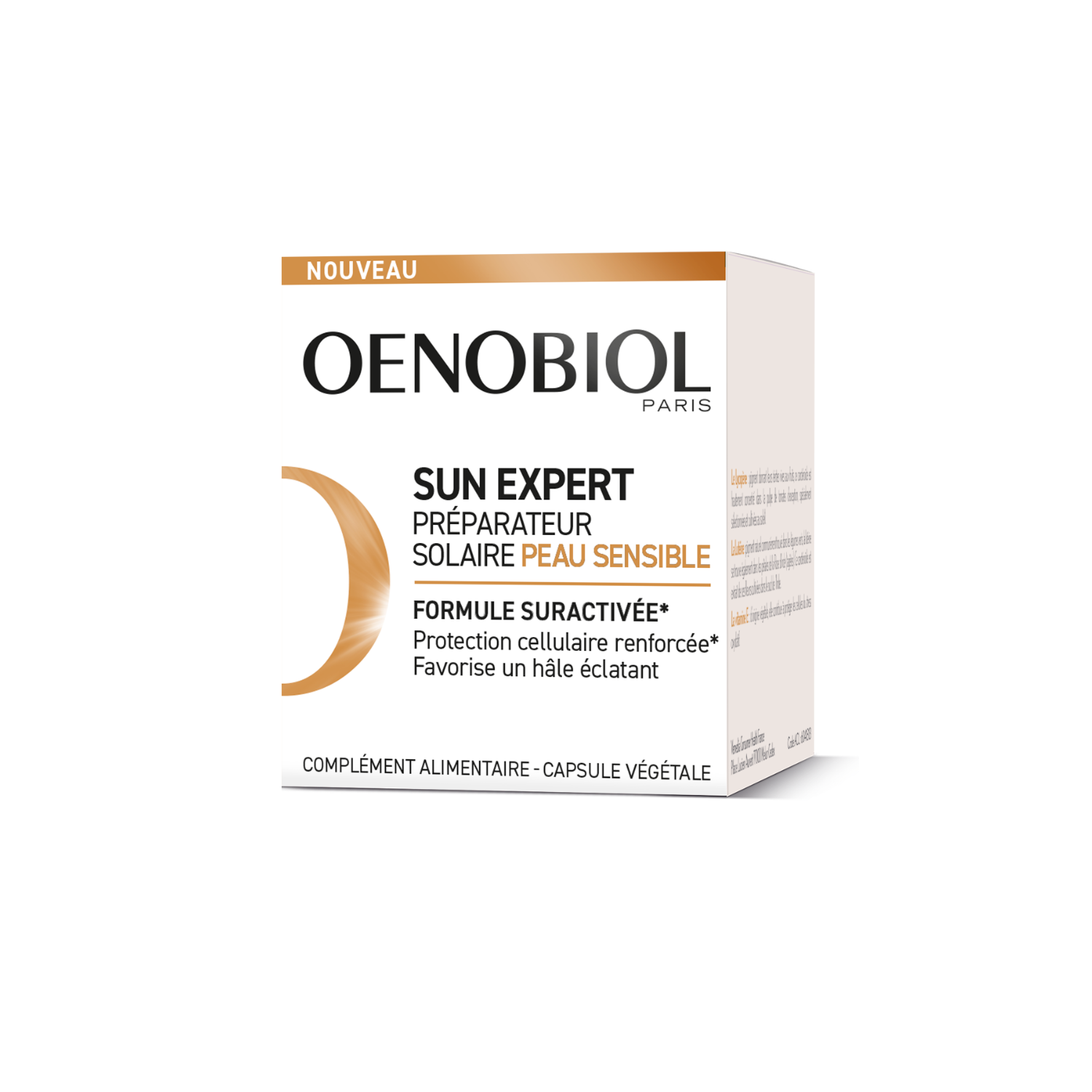 Oenobiol Sun Expert Préparateur Solaire Peau Sensible 30 Capsules