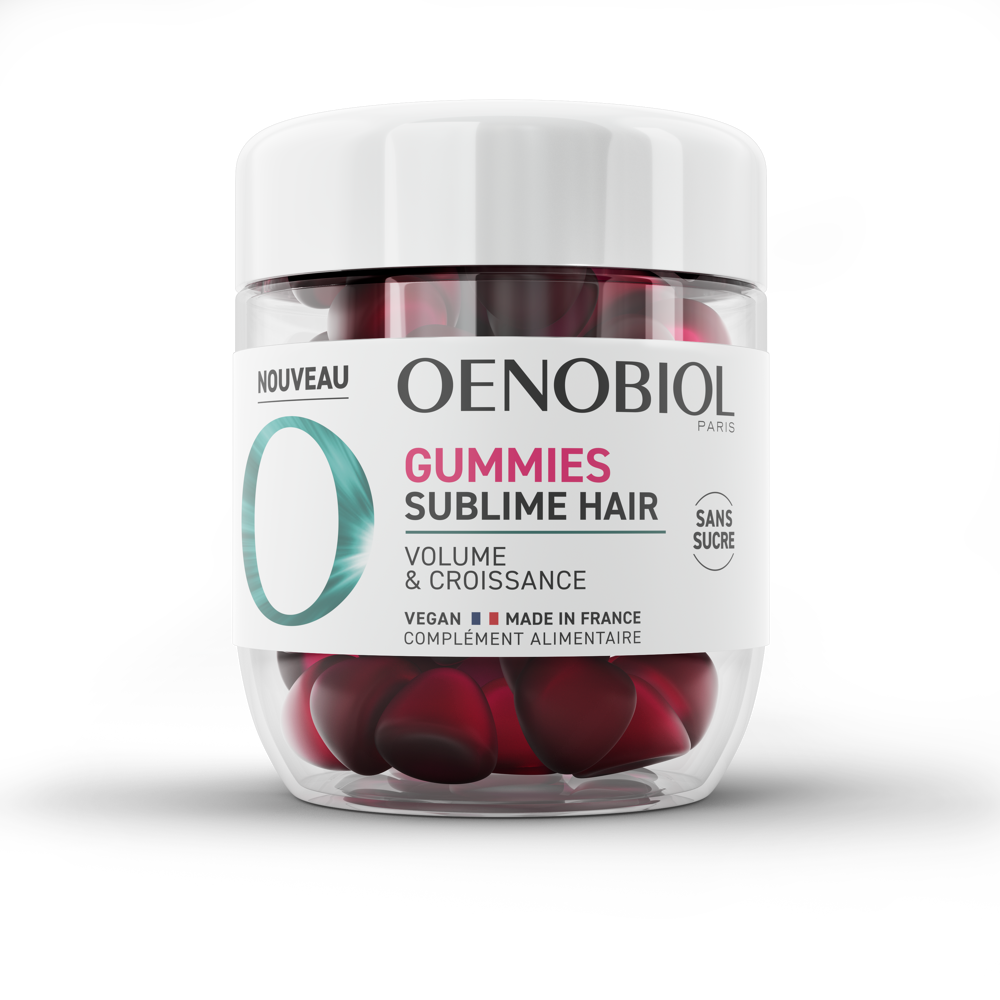 Oenobiol Gummies Sublime Hair Cheveux Volume & Croissance Pot 60 Gummies