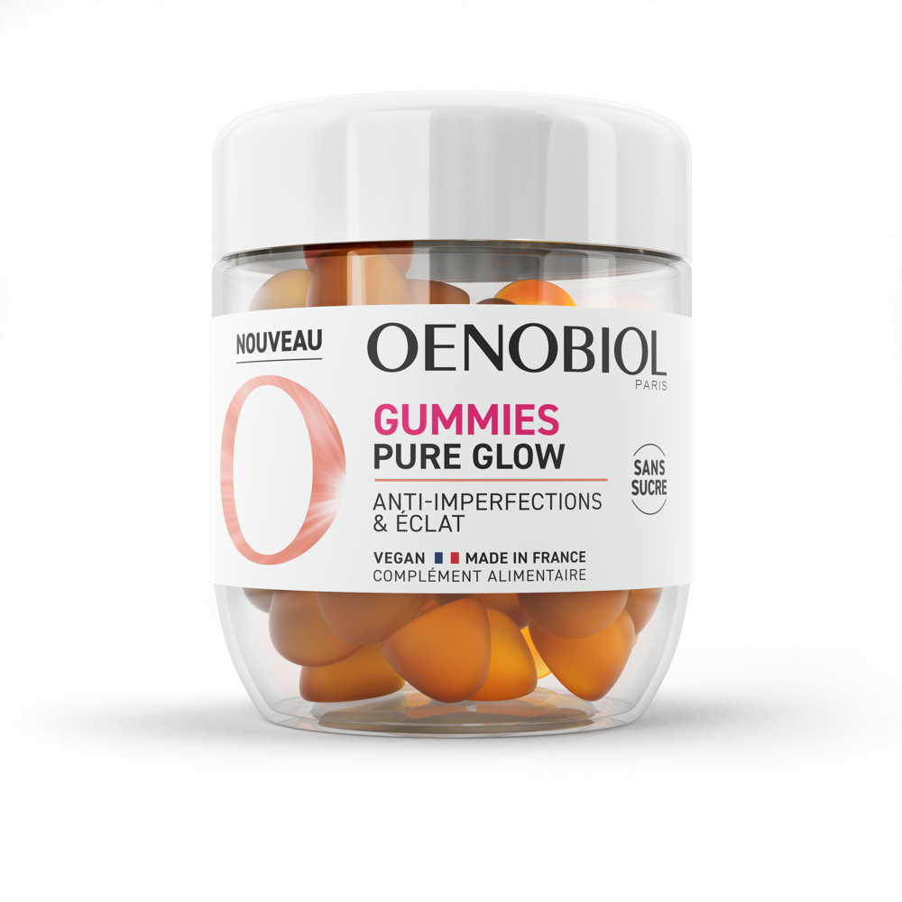 Oenobiol Gummies Pur Glow Anti-Imperfections Pot 60 Gummies