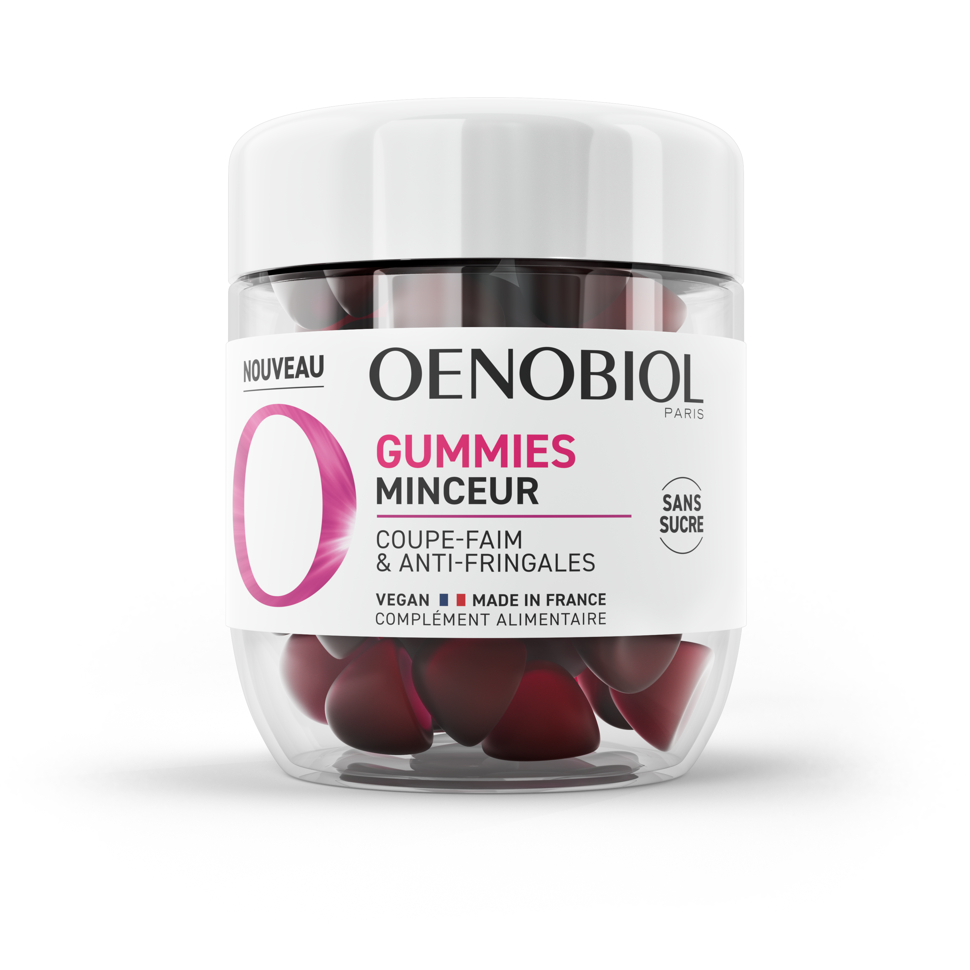 Oenobiol Gummies Minceur Coupe-Faim & Anti-Fringales Pot 60 Gummies