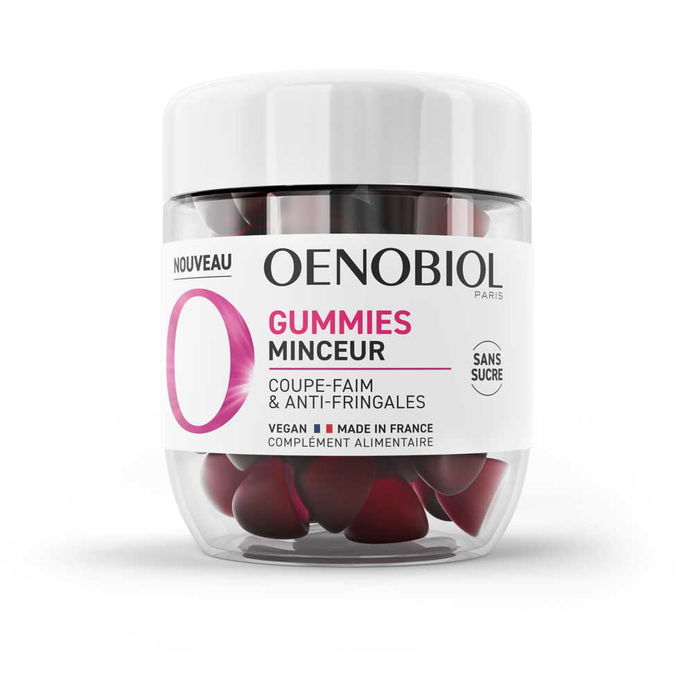 Oenobiol Gummies Minceur Coupe-Faim & Anti-Fringales Pot 60 Gummies
