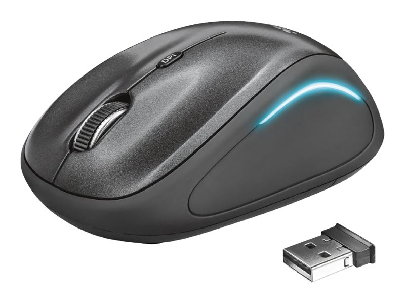 Souris sans fil Trust Yvi fx - noir