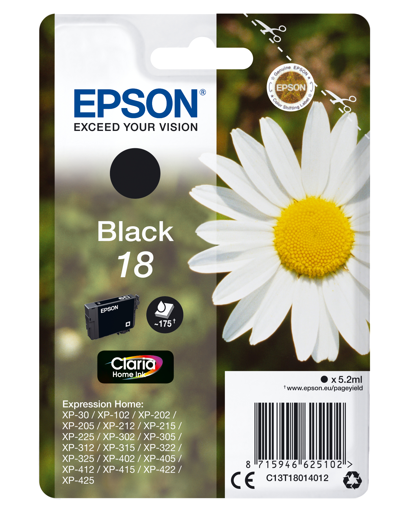Epson C13T18014012 Cartouche Encre - vue 8