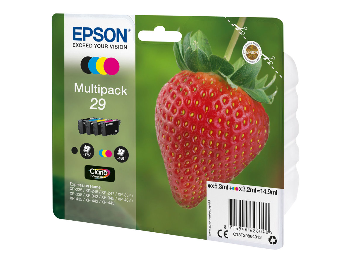Cartouche dencre Epson PACK FRAISE 4CL - vue 9