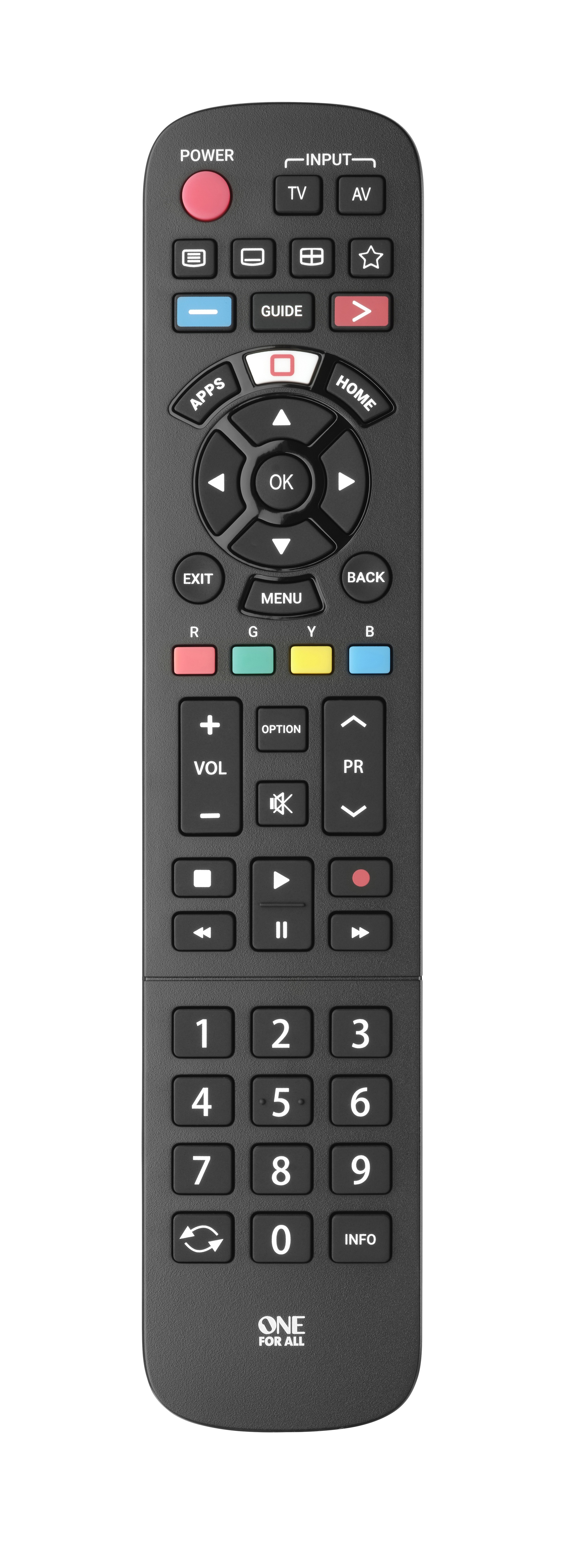 One For All TV Replacement Remotes URC4914 télécommande IR Wireless Appuyez sur les boutons