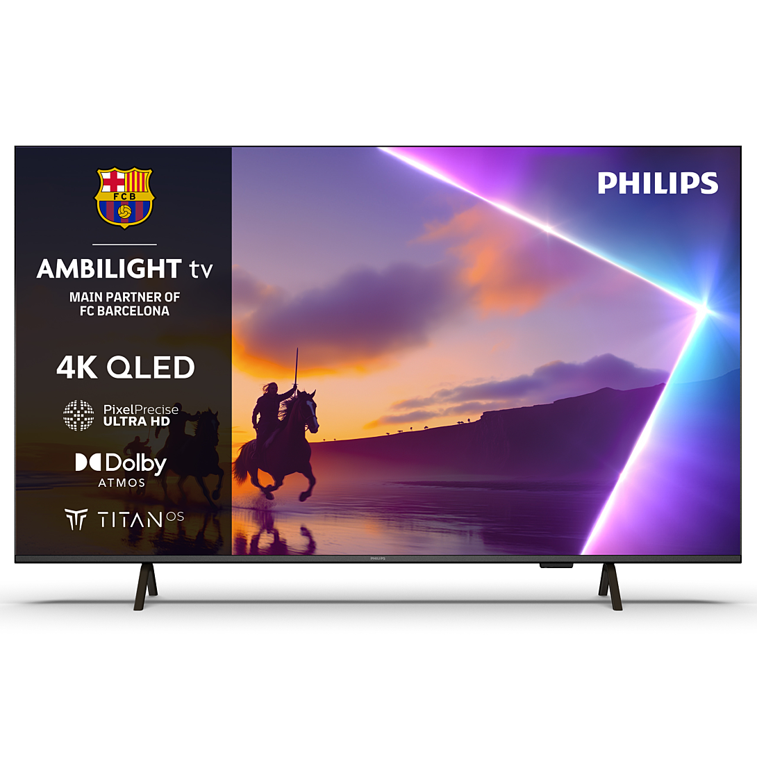 55PUS8450 12 TV QLED Philips 139cm 4K UHD Ambilight Smart OS Titan 2025