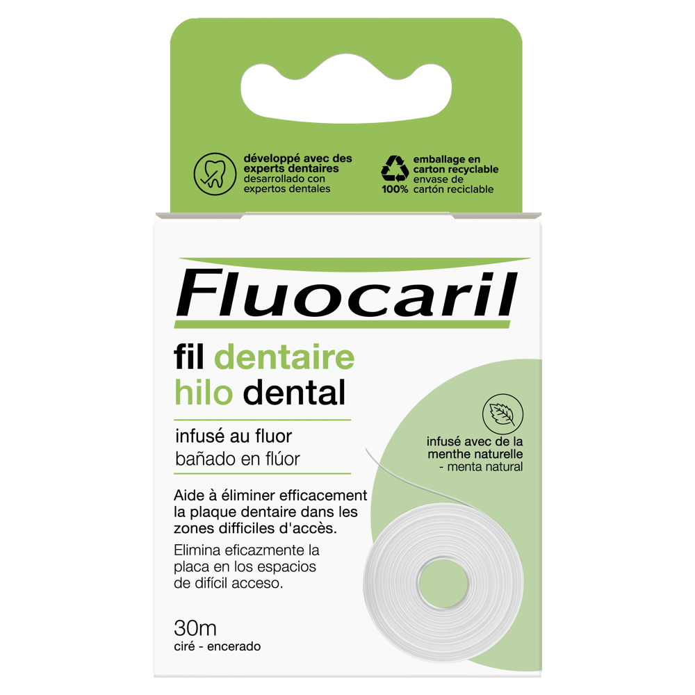 Fluocaril Fil dentaire infusé au Fluor 30m