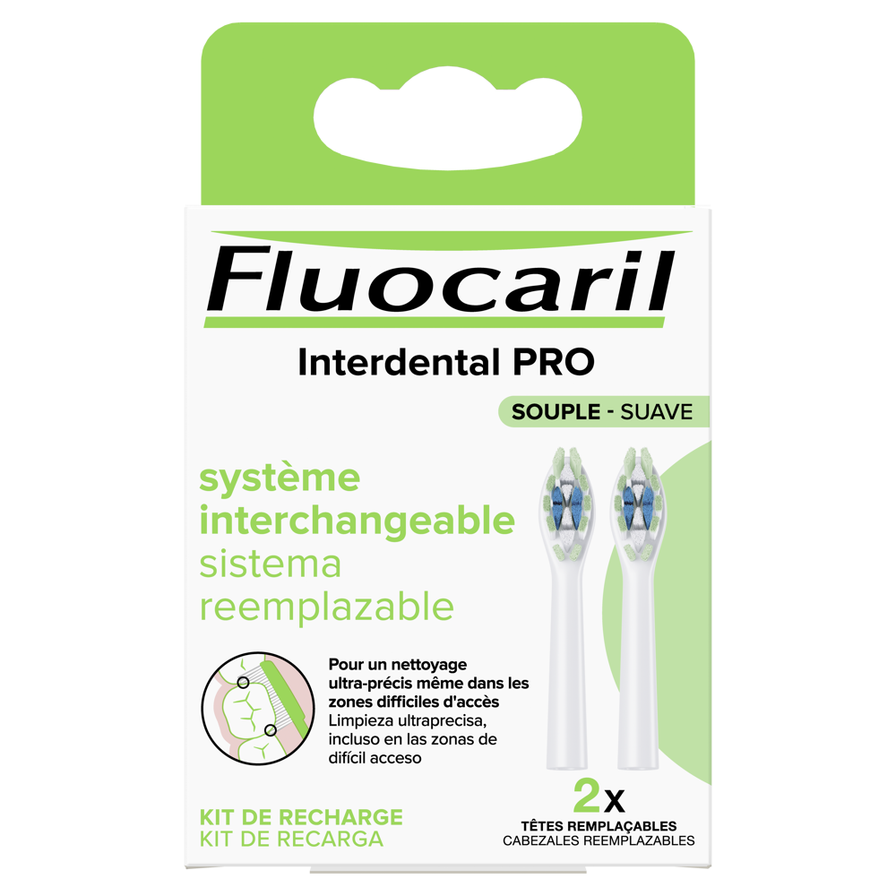 Fluocaril, Recharges têtes remplaçables BAD, Souple