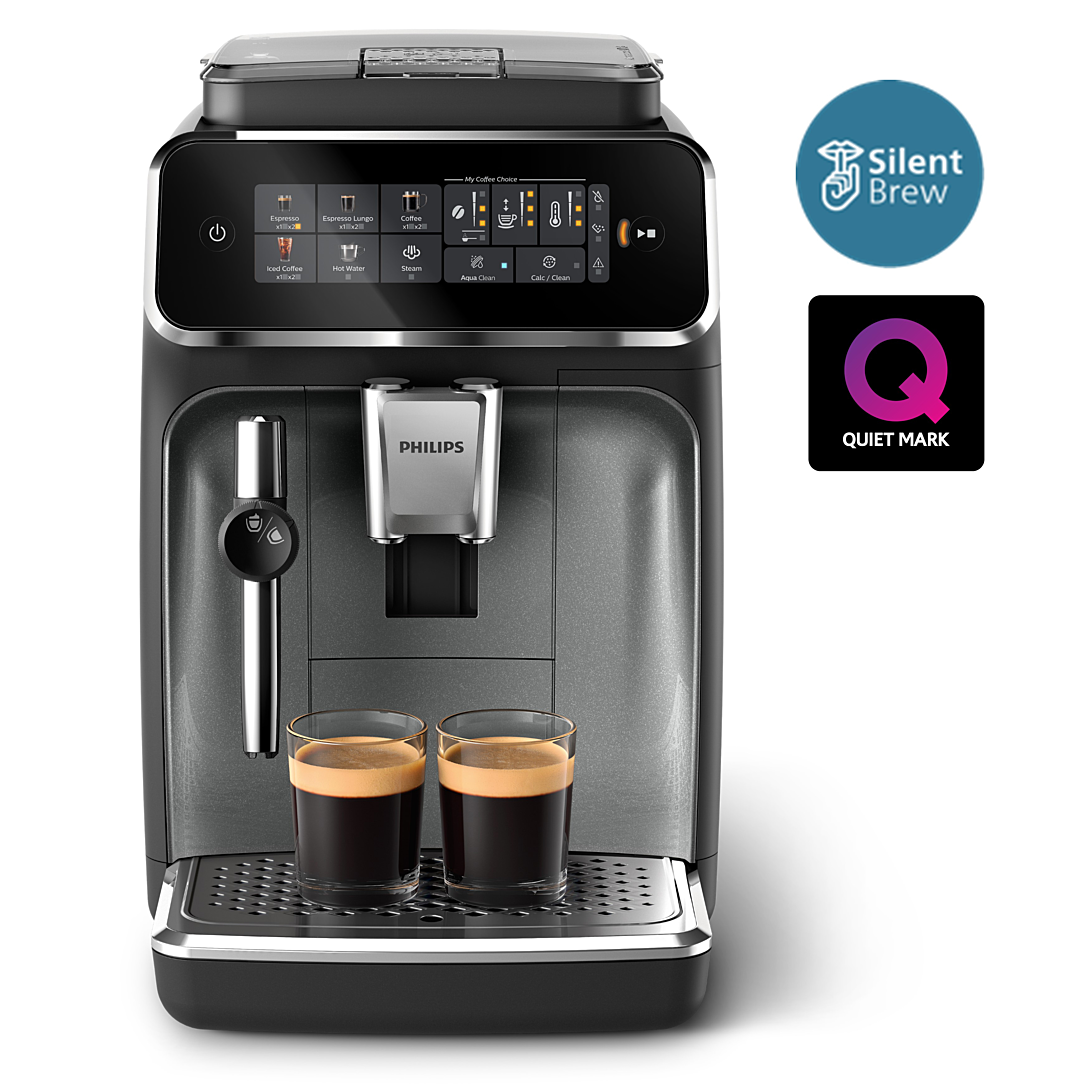 Expresso broyeur Philips EP3329/70 Machine à café à grain Noir mat Série 3300 avec mousseur à lait