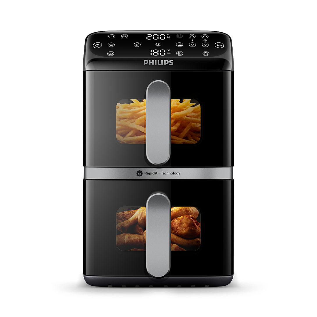 Friteuse Sans Huile Philips Airfryer Série 4000 NA461/00 – 10L, 2750W, Double Cuve - vue 8