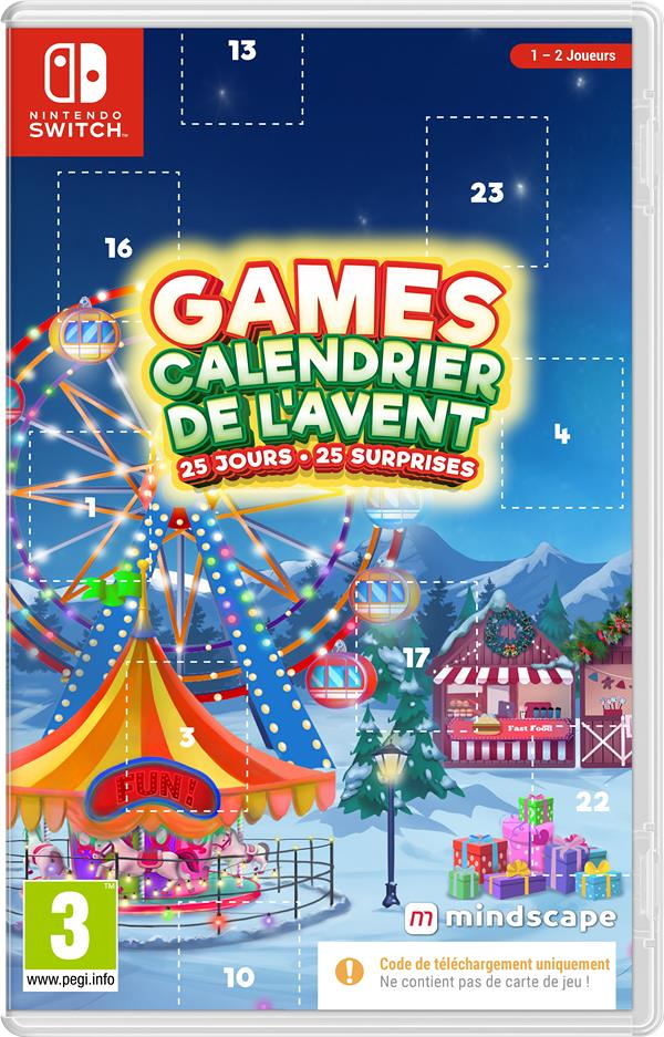 Games : Calendrier de l'Avent 2023 - Code in a Box (SWITCH)