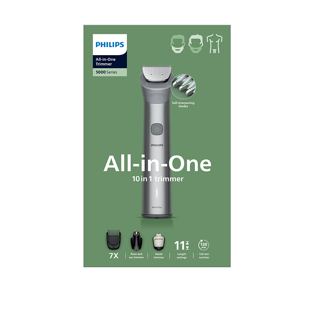 Tondeuse Multifonctions PHILIPS MG5921/15 – 10 en 1, 11 Longueurs, Étanche - vue 8