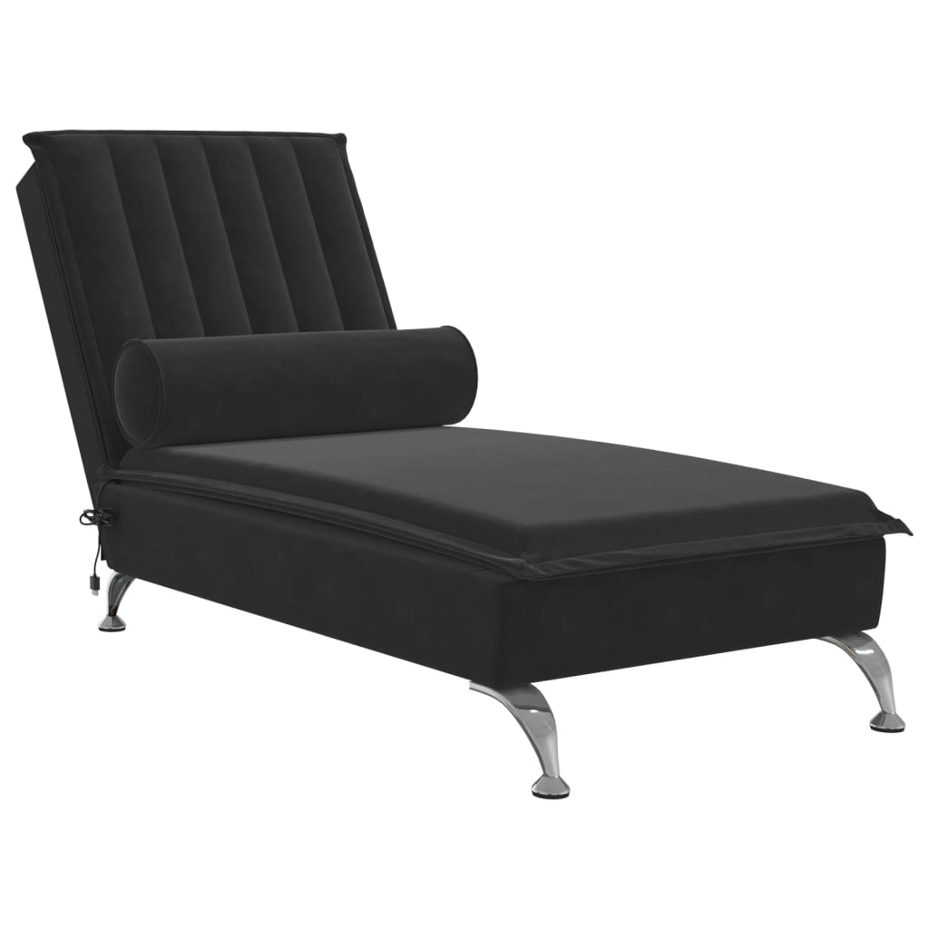 Chaise Longue Méridienne Droite En Velours Rouge - Style Chesterfield, Pieds Bois, Capacité 180 Kg