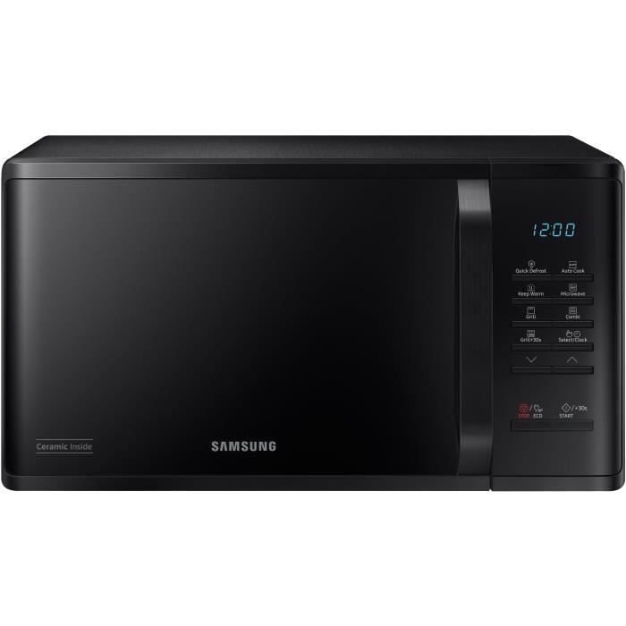 Micro-Ondes Samsung MG23K3513AK – 23L, 800W, Gril, Cavité Céramique Émail - vue 6