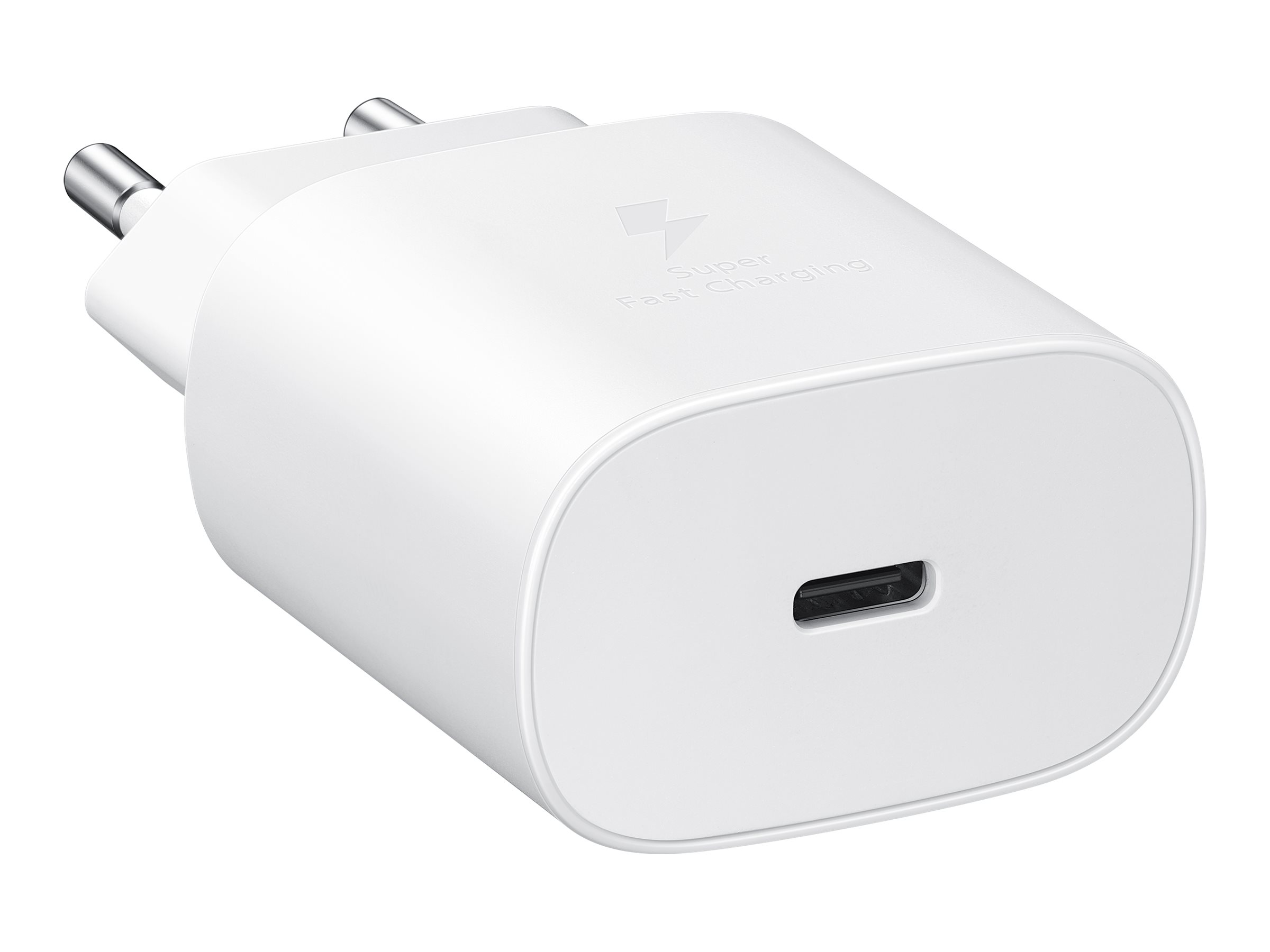 Chargeur maison 25W Power Delivery + Câble USB C/USB C Blanc Samsung