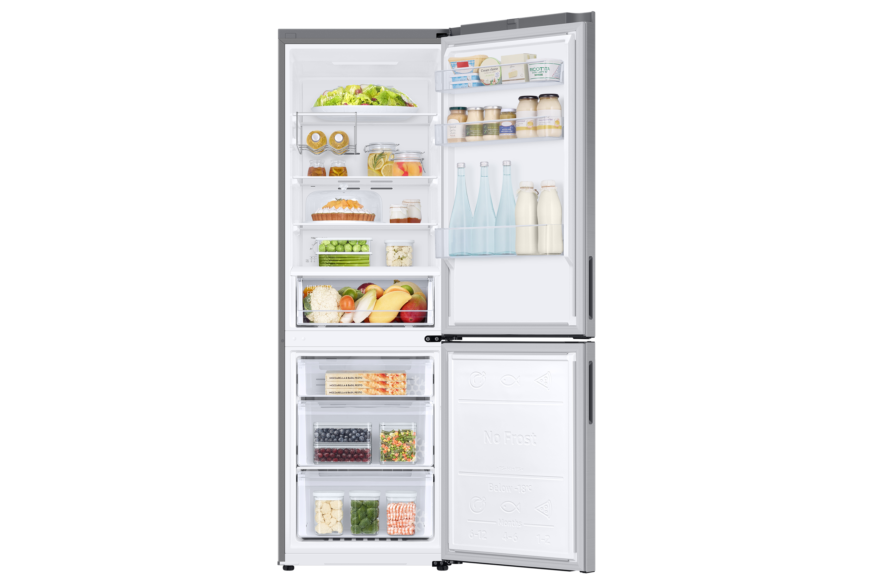 Réfrigérateur Combiné Samsung RB33B612ESA – NoFrost, 344L, Digital Inverter - vue 3