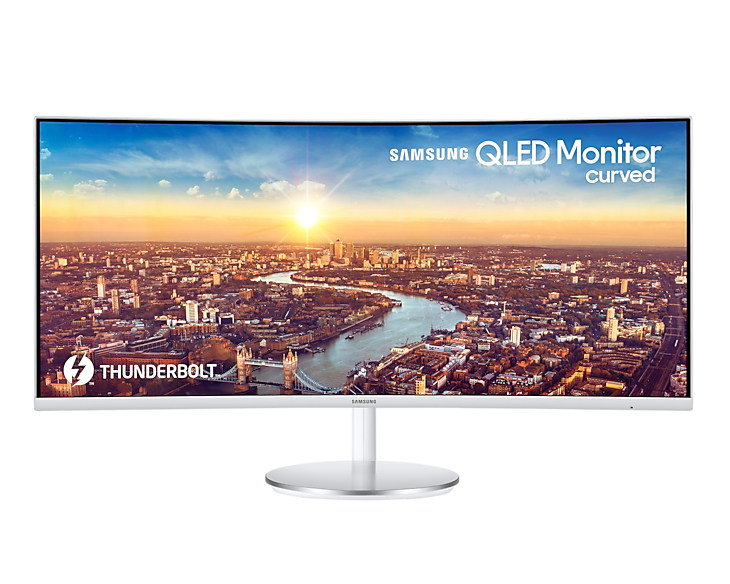 Samsung C34J791WTP écran plat de PC 86,4 cm (34) 3440 x 1440 pixels UltraWide Quad HD QLED Argent, B