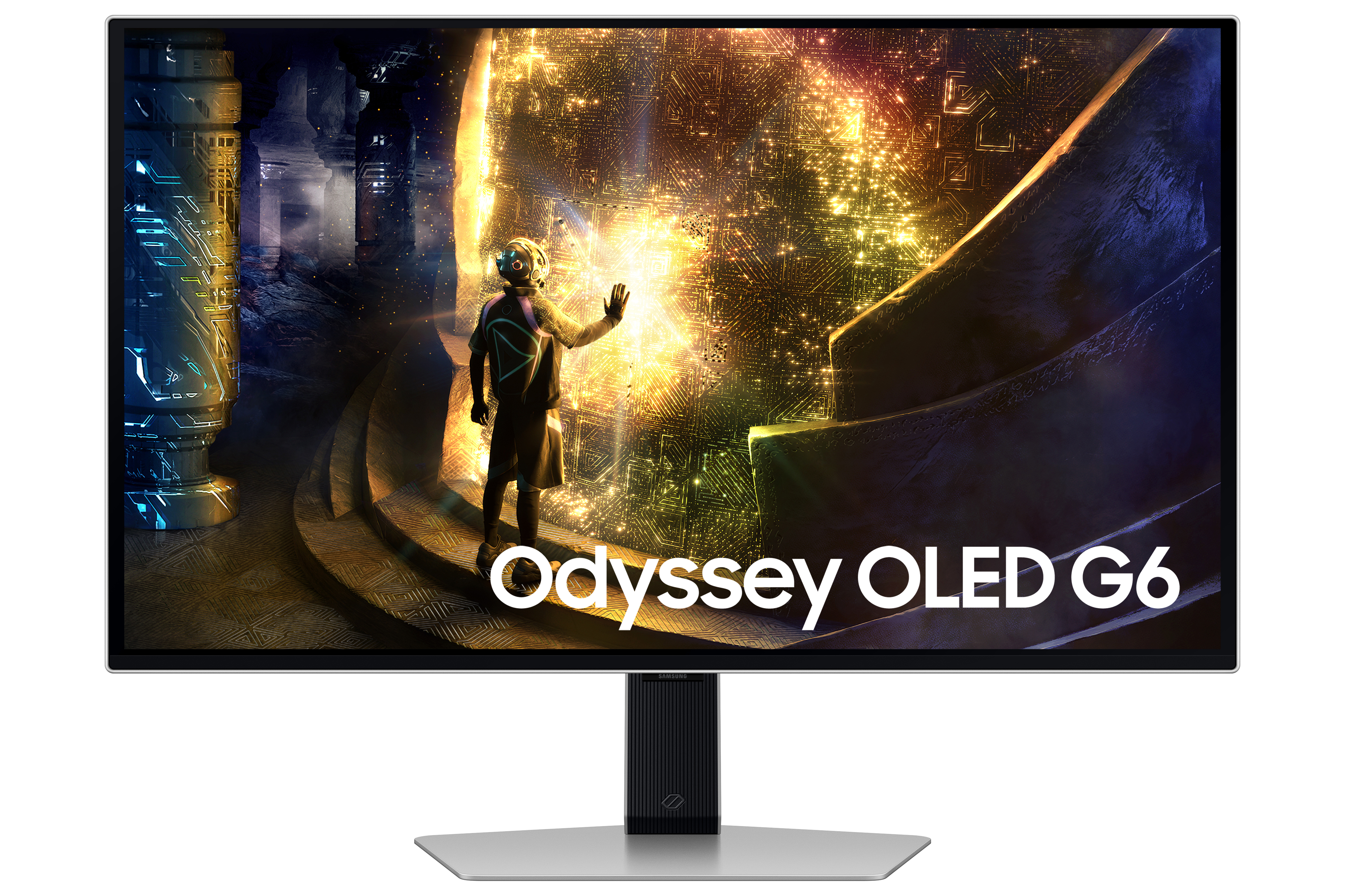 Samsung G61SD écran plat de PC 68,6 cm (27) 2560 x 1440 pixels Quad HD OLED Argent