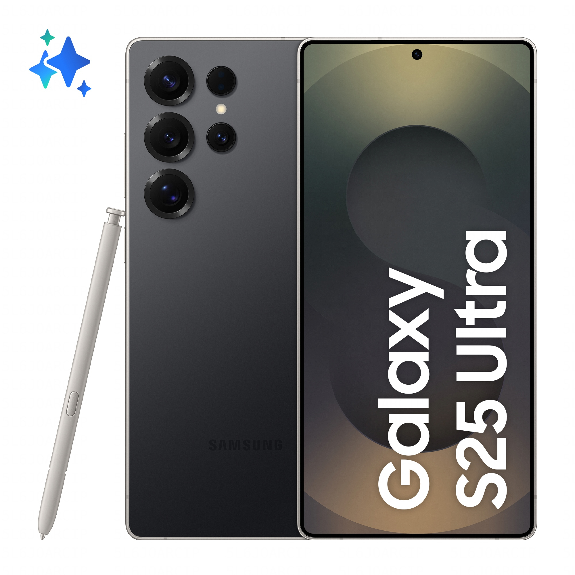 Samsung Galaxy S25 Ultra 17,5 cm (6.9) Double SIM Android 15 5G USB Type-C 12 Go 1 To 5000 mAh Noir, Titane