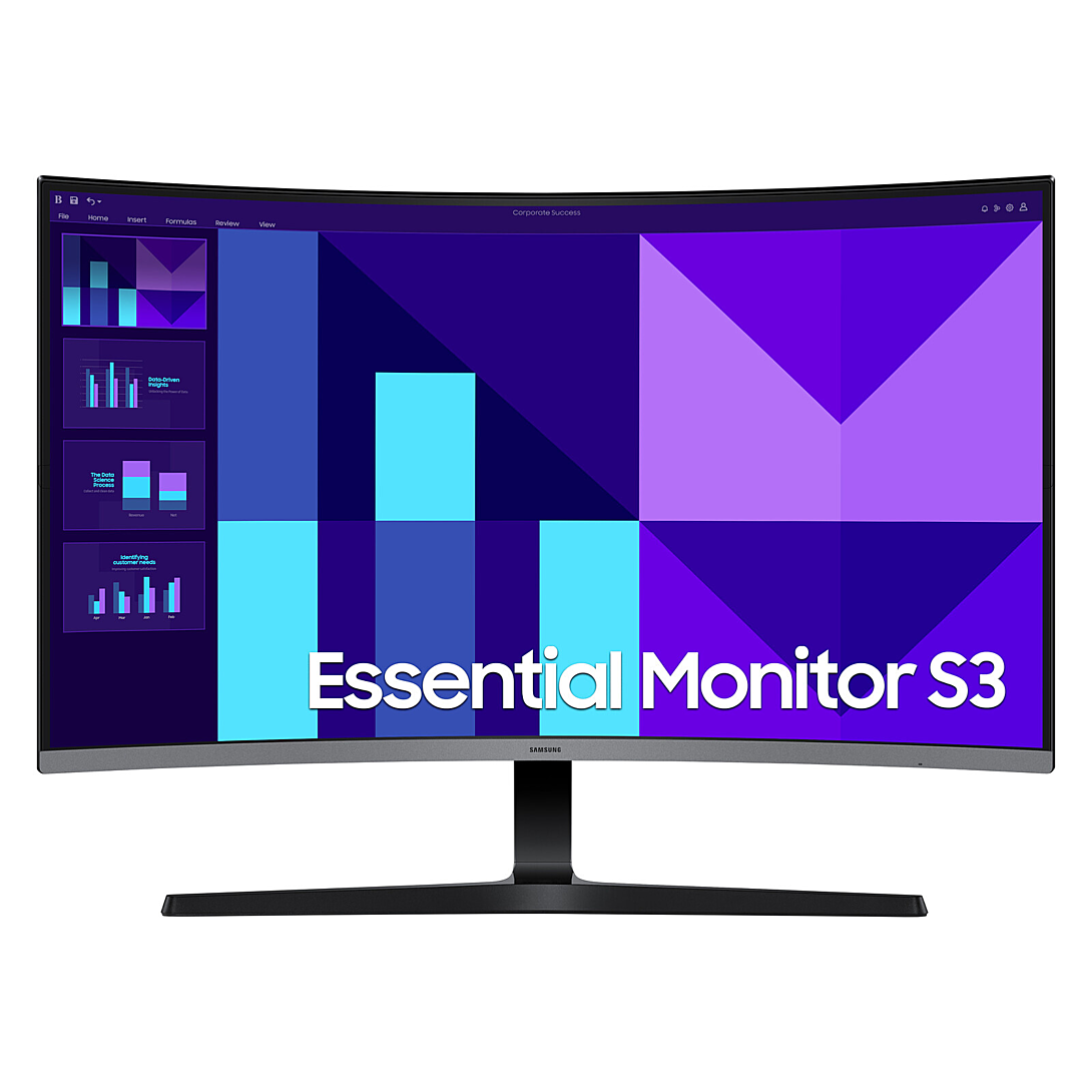 Samsung Écran PC S39GD 32'' Inclinable Incurvé FHD 1920x1080 100Hz VA 4ms GTG 250cdm ² Contraste 3000 : 1 Eco Saving Plus Mode Eye Saver et Anti Scintillement LS32D392GAUXEN - vue 9
