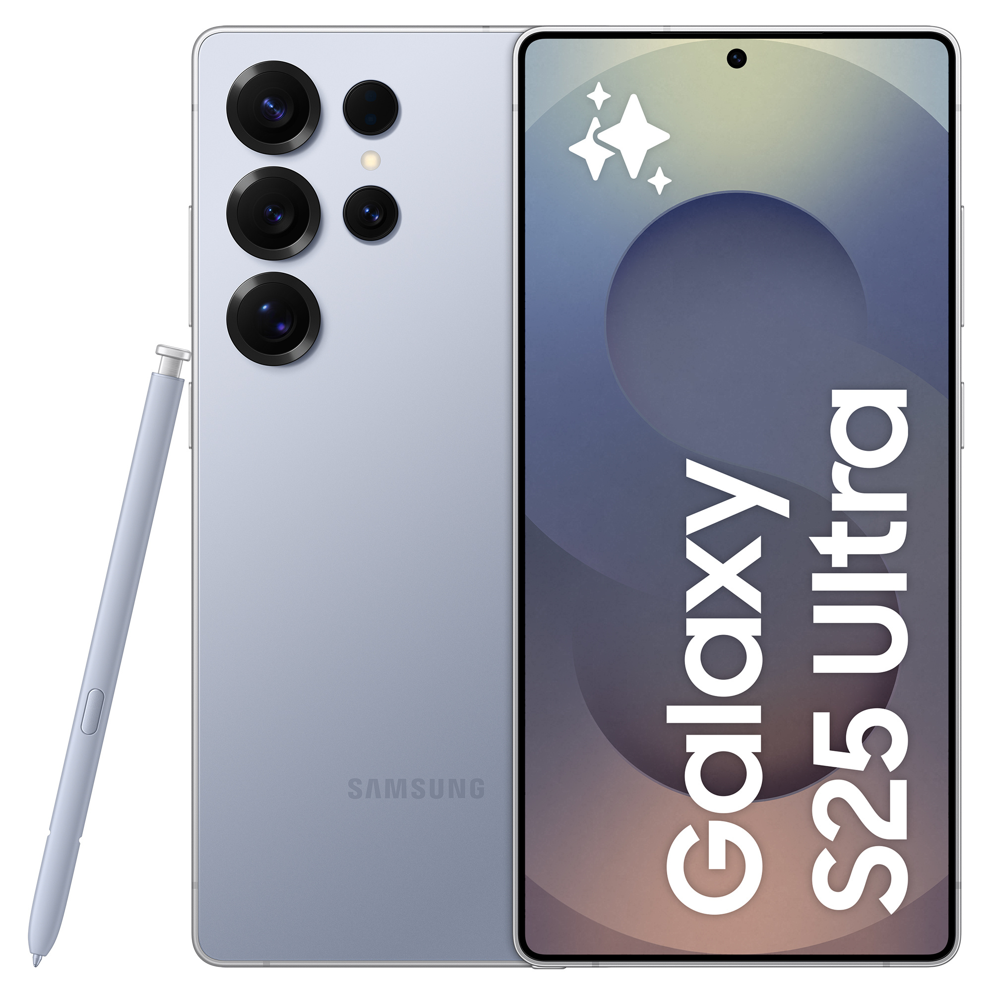 Samsung Galaxy S25 Ultra 17,5 cm (6.9) Double SIM Android 15 5G USB Type-C 12 Go 256 Go 5000 mAh Bleu, Argent