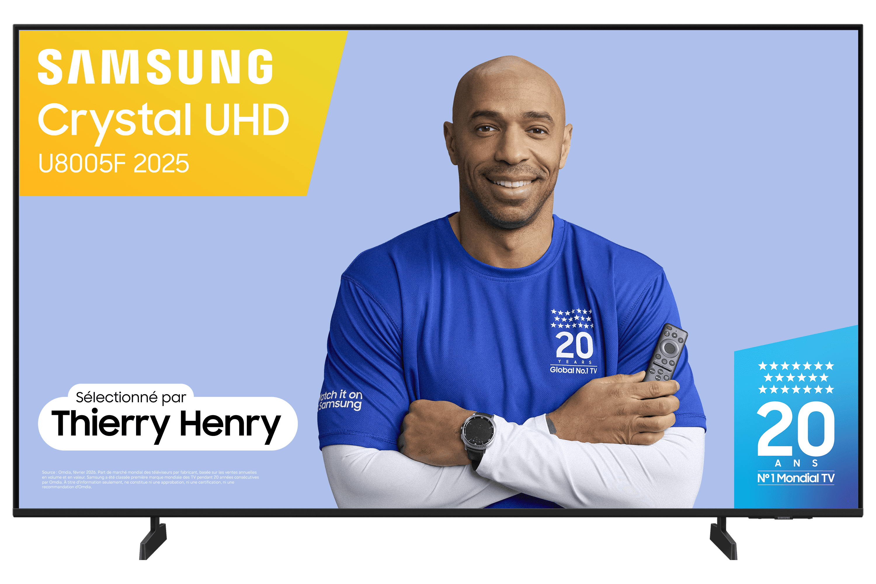 Samsung TV Crystal UHD 58 U8005F 2025 4K Smart TV