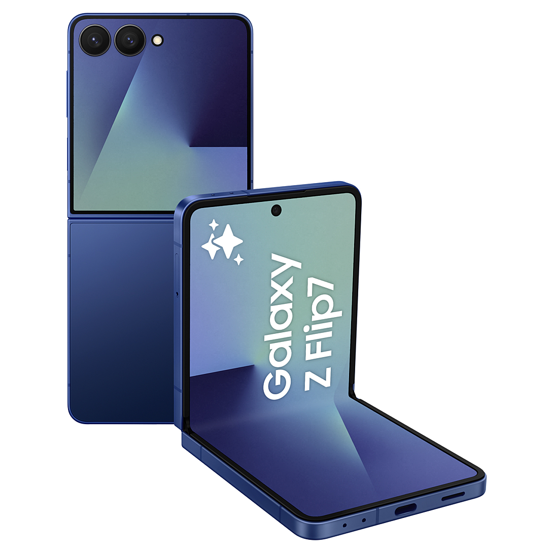 Galaxy Z Flip7 5G Smartphone avec Galaxy AI 256 Go Bleu Navy