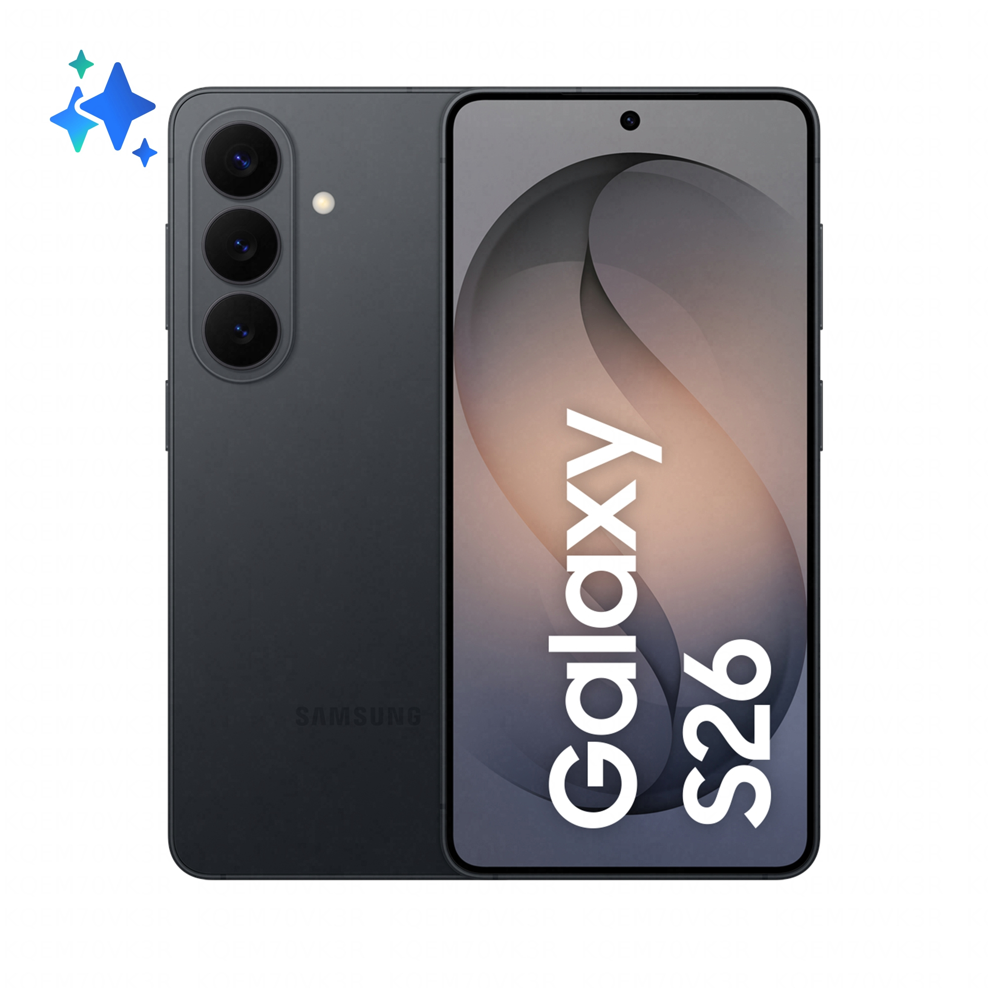 Samsung Galaxy S26 16 cm (6.3) Double SIM Android 16.0 5G USB Type-C 12 Go 256 Go 4300 mAh Noir